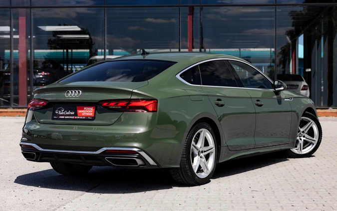 Audi A5 cena 152900 przebieg: 125431, rok produkcji 2022 z Chodzież małe 781